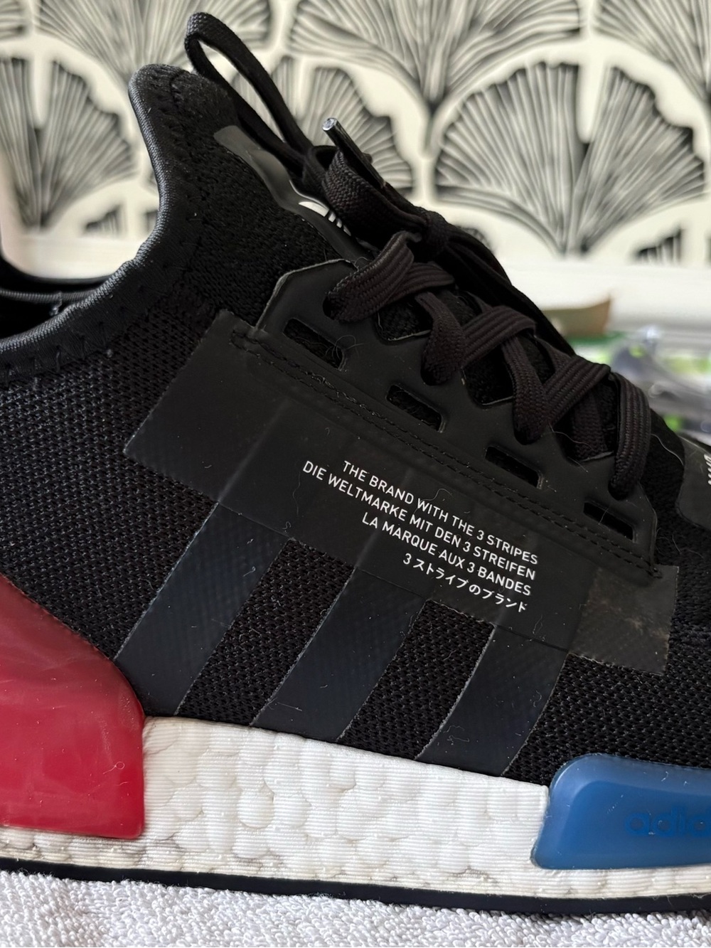 Adidas NMD Men’s Size 12 Black Red Blue